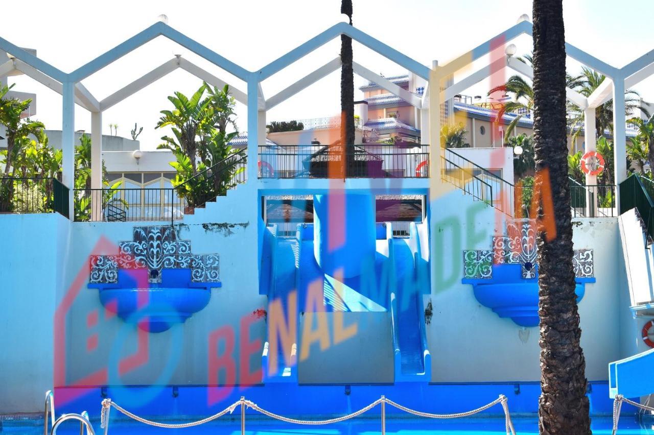 Vive Benal Beach 423, Primera Linea De Playa, Parque Acuatico Benalmádena Kültér fotó