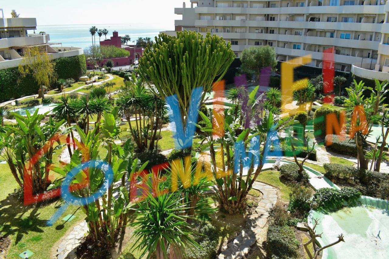 Vive Benal Beach 423, Primera Linea De Playa, Parque Acuatico Benalmádena Kültér fotó