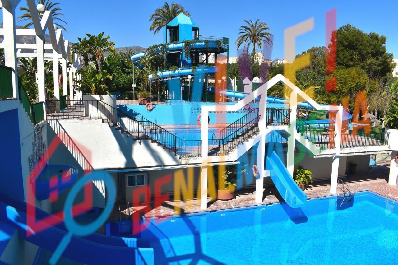 Vive Benal Beach 423, Primera Linea De Playa, Parque Acuatico Benalmádena Kültér fotó