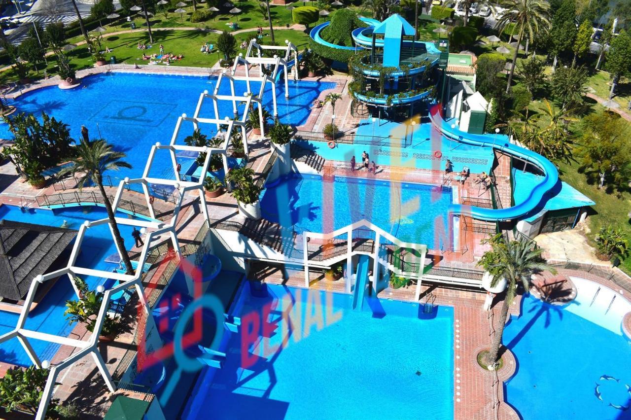 Vive Benal Beach 423, Primera Linea De Playa, Parque Acuatico Benalmádena Kültér fotó